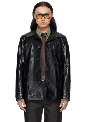 MMIC Black Boulevard Leather Jacket