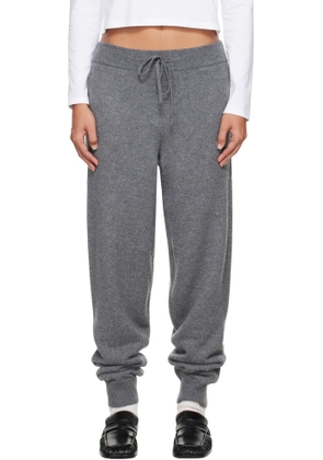 Loulou de Saison Gray Hespero LDS Cashmere French Terry Lounge Pants
