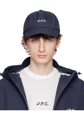A.P.C. Navy ASICS Edition Charlie Baseball Cap