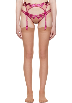 Agent Provocateur Pink Liliya Garter Belt
