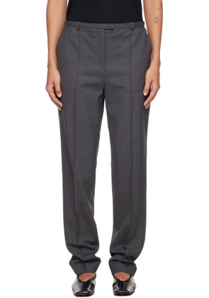 Loulou de Saison Gray Malka Fitted Trousers