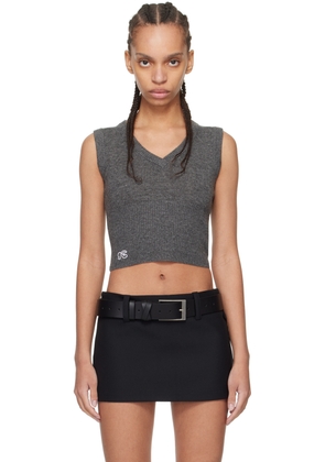 Fax Copy Express SSENSE Exclusive Gray Vest