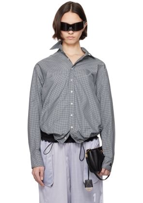 Prototypes Gray Open Back Shirt