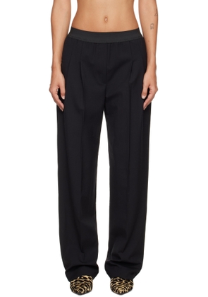 Loulou de Saison Black Niro Elasticated Waistline Trousers