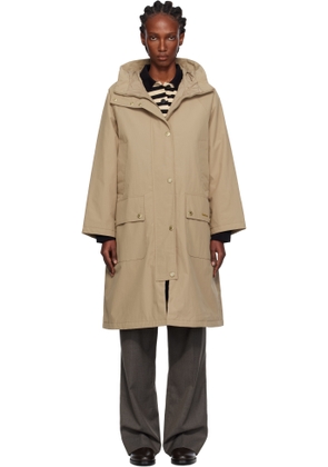 Barbour Beige Catalina Showerproof Coat