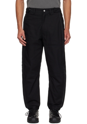 Mordecai Black Zipper Trousers