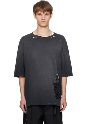 Ann Demeulemeester Black Dieter High-Comfort T-shirt