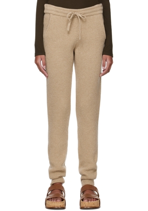 OTTI Beige Rib Lounge Pants