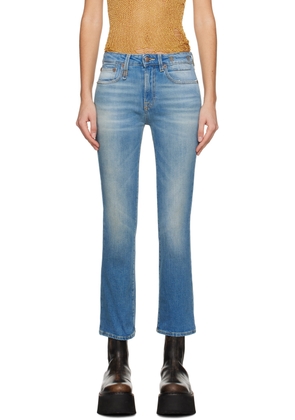 R13 Blue Kick Fit Jeans
