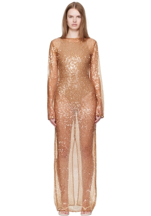 Paris Georgia Tan Thom Maxi Dress