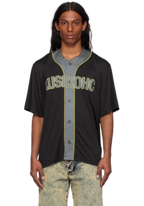 KUSIKOHC Black Baseball Shirt