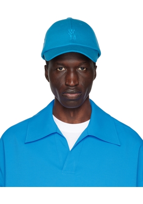 WOOYOUNGMI Blue Embroidered Cap