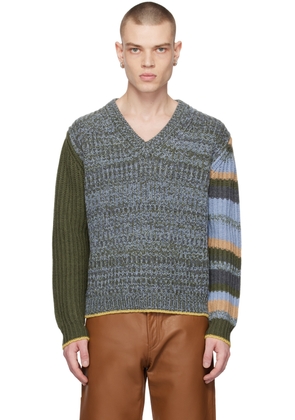 ALTU Green Striped Sweater
