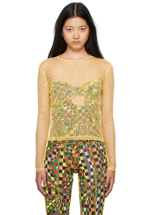 SIEDRÉS Yellow Desta Blouse