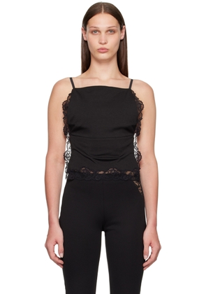 VAILLANT Black Square Neck Tank Top