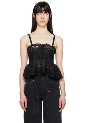 Isabel Marant Etoile Black Denys Tank Top