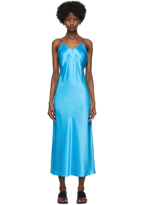 Maiden Name Blue Stella Maxi Dress