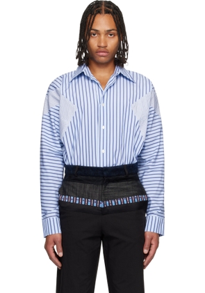Edward Cuming Blue Arm Flex Shirt