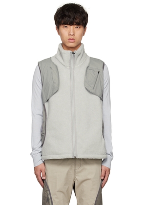 HYEIN SEO Gray & White Layered Vest