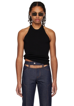 K.NGSLEY SSENSE Exclusive Black MSB Racer Tank Top
