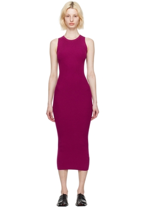 LESET Pink Grace Sleeveless Midi Dress