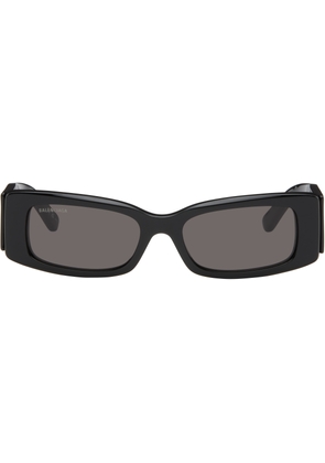 Balenciaga Black Rectangular Sunglasses