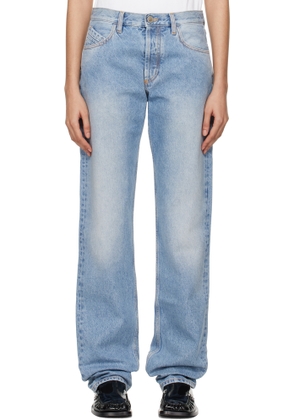 The Attico Blue Long Jeans