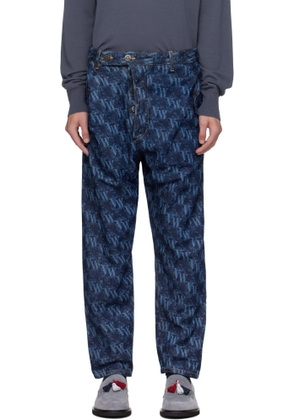 Vivienne Westwood Blue Drunken Jeans