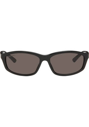 Balenciaga Black Neo Oval 2.0 Sunglasses