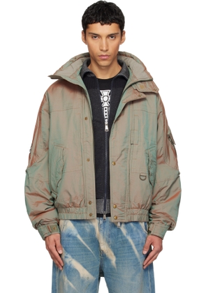 Vivienne Westwood Green Nevada Bomber Jacket