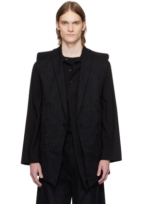Julius Black Herren Sleeveless Blazer