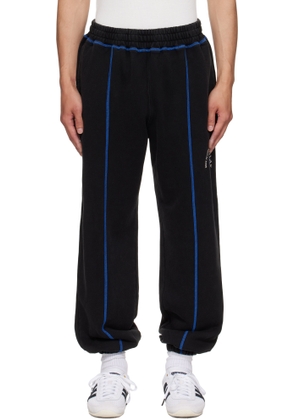 Silas Black Circle Logo Sweatpants