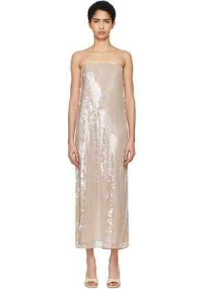 Staud Beige Casey Maxi Dress