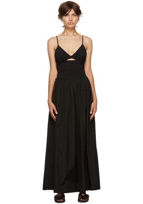 Esse Studios Black Tri Knit Maxi Dress