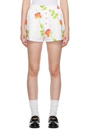 Tanner Fletcher White Winnie Boxer Shorts