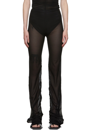 Dion Lee Black Drape Gather Trousers