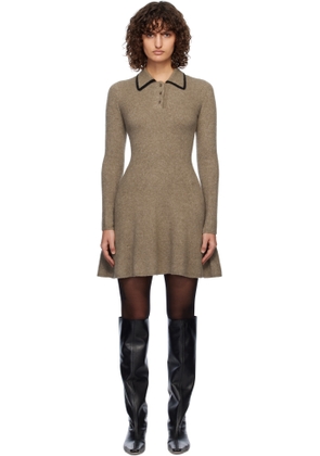 Staud Taupe Dujour Minidress