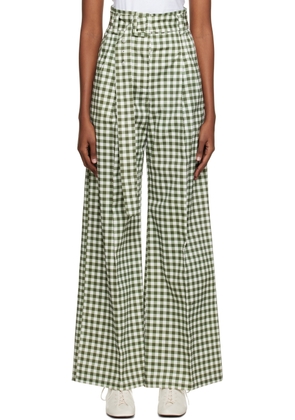 Tanner Fletcher Green Bianca Trousers