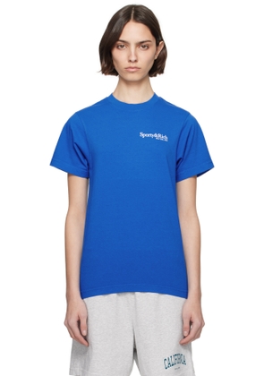 Sporty & Rich Navy 'Health is Wealth' T-shirt
