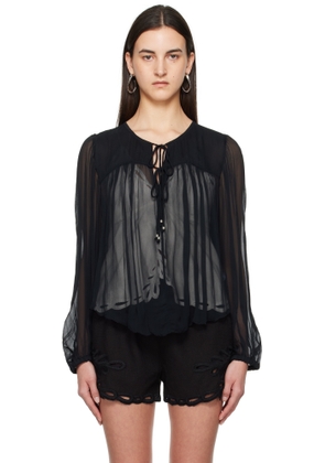 Isabel Marant Etoile Black Advika Blouse