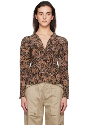 Isabel Marant Etoile Black Zekia Blouse