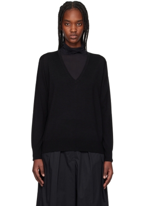 Dries Van Noten Black Merino Wool Sweater