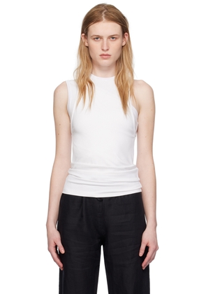 BOSS White Layered Tank Top