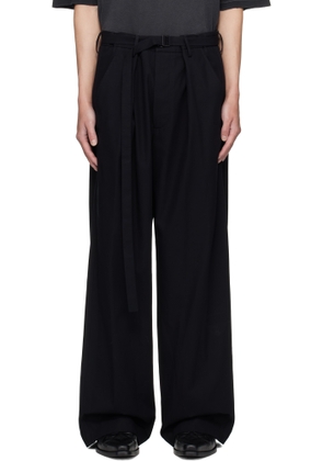 Ann Demeulemeester Black Norulf Workwear Trousers