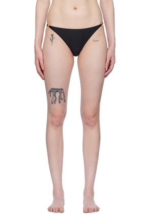GANNI Black Emblem Bikini Bottom