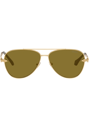 Versace Gold Avanti Pilot Sunglasses