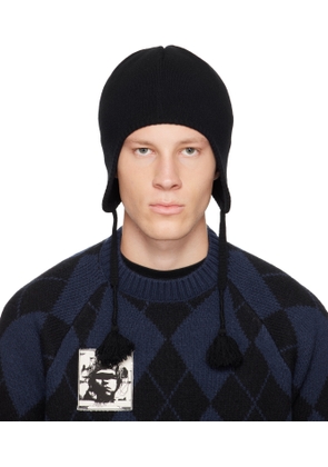UNDERCOVER Black Wool Beanie