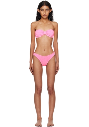Hunza G Pink Jean Bikini