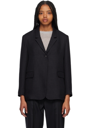 Youth Black Oversized Blazer