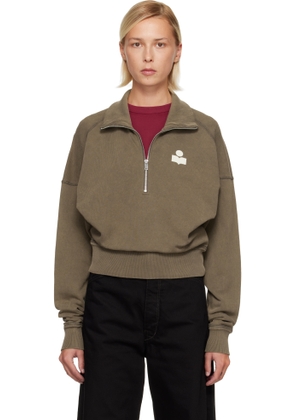 Isabel Marant Etoile Khaki Ross Sweatshirt